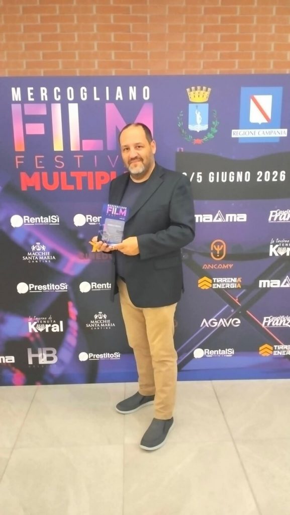 Angelo Resta con il Premio speciale del Mercogliano Film Festival 2026
